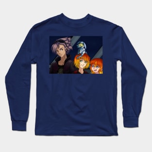 SciFi Anime Character Friends Long Sleeve T-Shirt